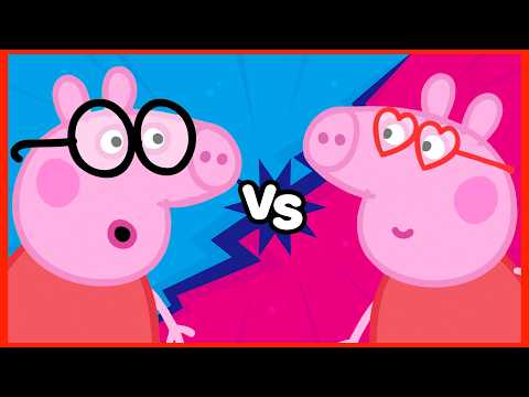 PEPPA GETS GLASSES?! 👓😱 Peppa Pig The Eye Test | Full Episode