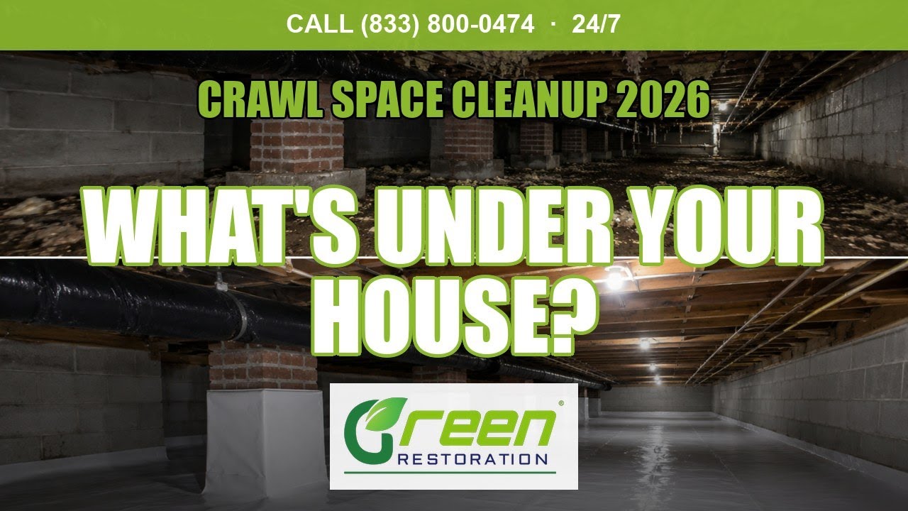 Green Restoration crawl space cleanup in Norwalk, CT