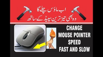 Change Mouse Pointer Speed FAST and SLOW - Windows 7