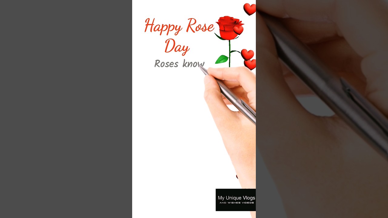 Heart touching rose⚘ day wishes for girlfriend 