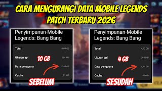REDUCE DATA ML PATCH TERBARU |  CARA HAPUS DATA ML TANPA DOWNLOAD ULANG