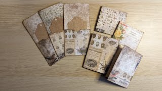 Mass Making Tim Holtz Ephemera ~ Using Up Tim Holtz Paper Pads ~ Junk Journal Ephemera Ideas