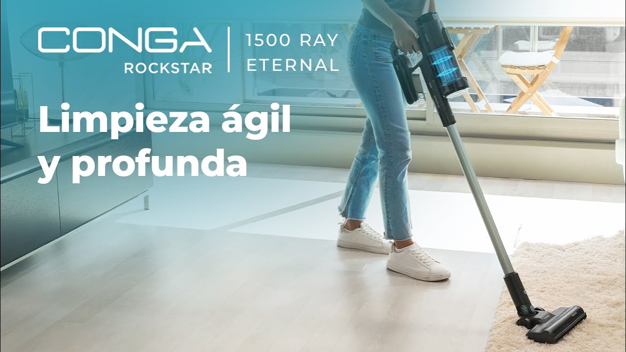 Conga Rockstar 1500 Ray Eternal Aspirador escoba sin cables sin