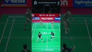 Super aerial interception! #shorts #badminton #BWF