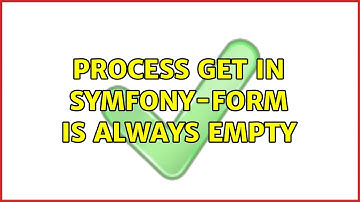 Process GET in Symfony-Form is always empty