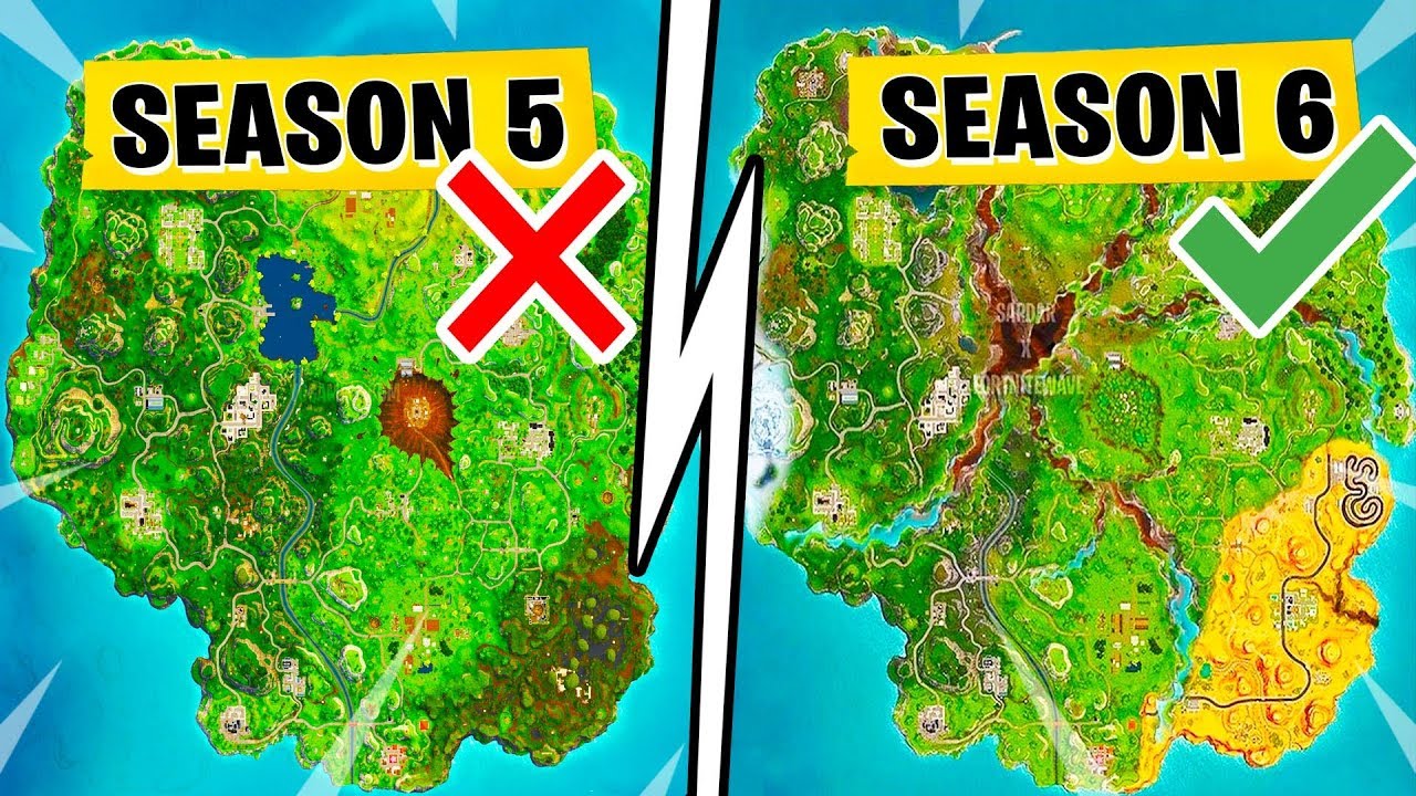 Leaked Season 6 Map Loot Lake And Salty Springs Gone In Fortnite Battle Royale Youtube