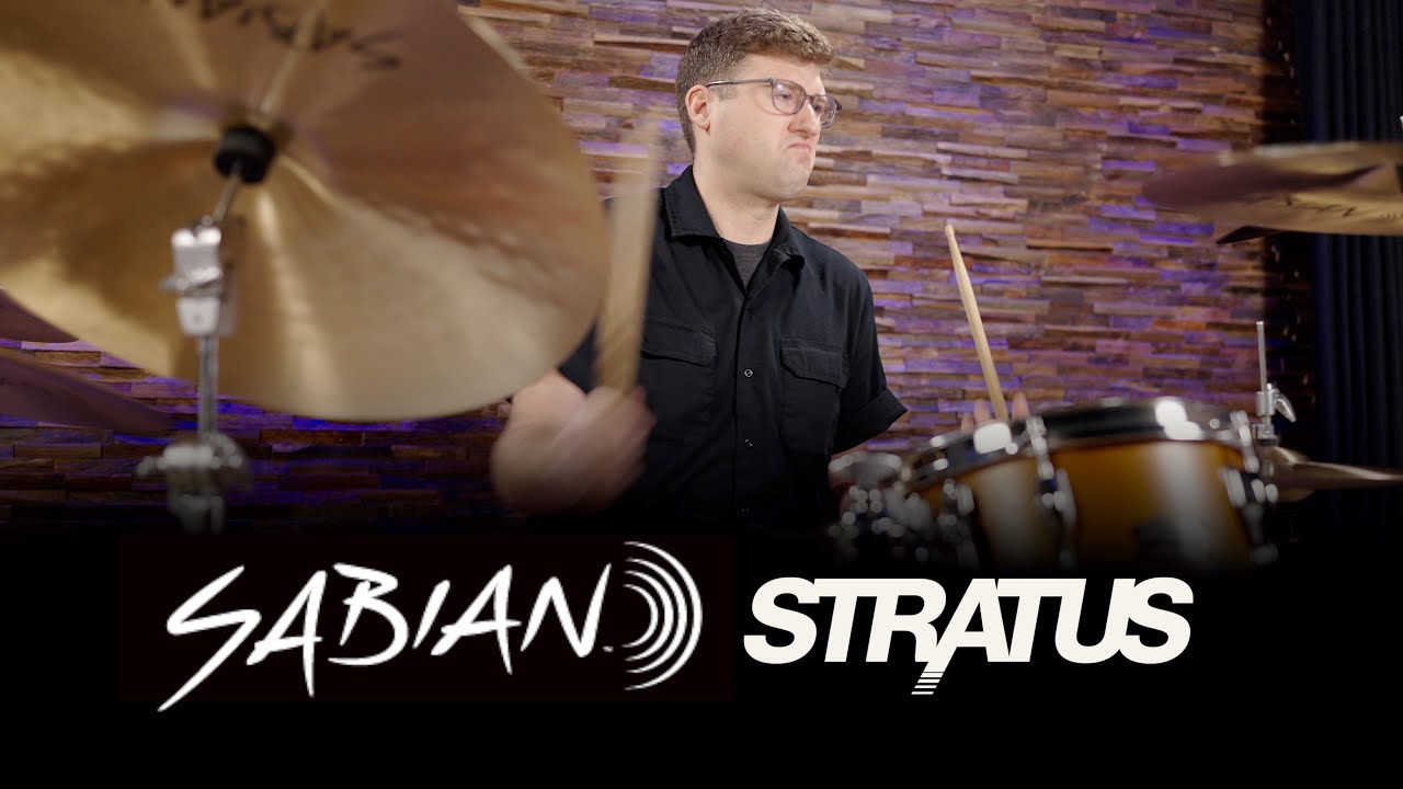 Sabian STRATUS Crash-Becken, 19 Zoll (48,3 Cm) – B20-Bronze, Explosiver Sound, Schneller Zerfall