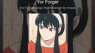 Yor Forger (Spy x Family) | Night Dancer - imase (Short AI Cover)