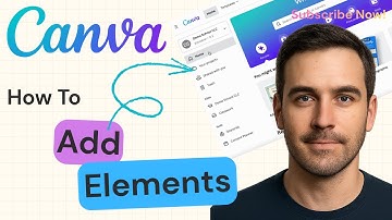 How To Add Elements in Canva | Canva Design Tutorial 2025