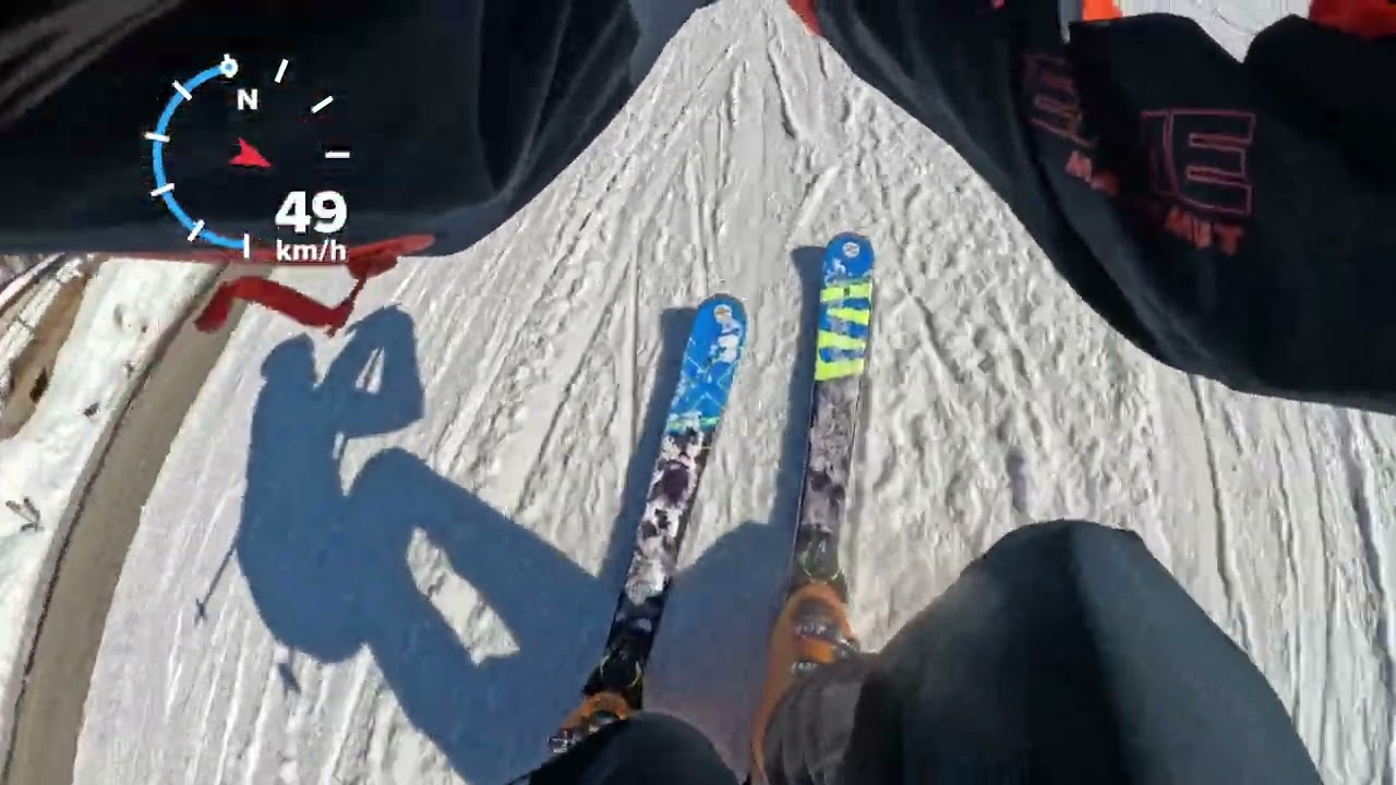 [4K] POV Skiing - Bürchen / Moosalp 2025 - Run 6 - GoPro Hero13 (Hypersmooth)