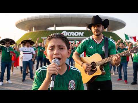 Niño y afición  se rompen en llanto al escuchar este corrido dedicado a la selección mexicana