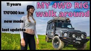 MY 4WD OVERLAND RIG WALKAROUND | Defender Expedition Camper Built screenshot 3
