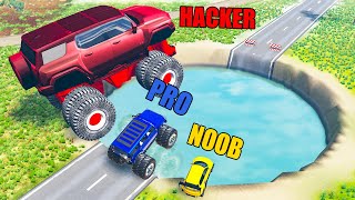 NOOB vs PRO vs HACKER #46 - Beamng drive