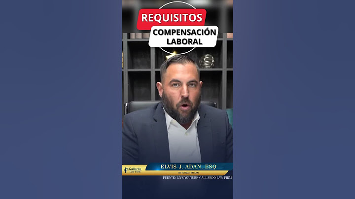 ¿Requisitos para poder reclamar compensación laboral después de un accidente en el trabajo?