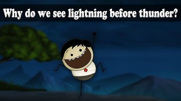 Why do we see lightning before thunder? | #aumsum #kids #science #education #children