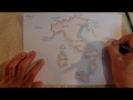 ASMR - Map of Italy - Australian Accent - Describing in a Quiet Whisper (No Chewing Gum)