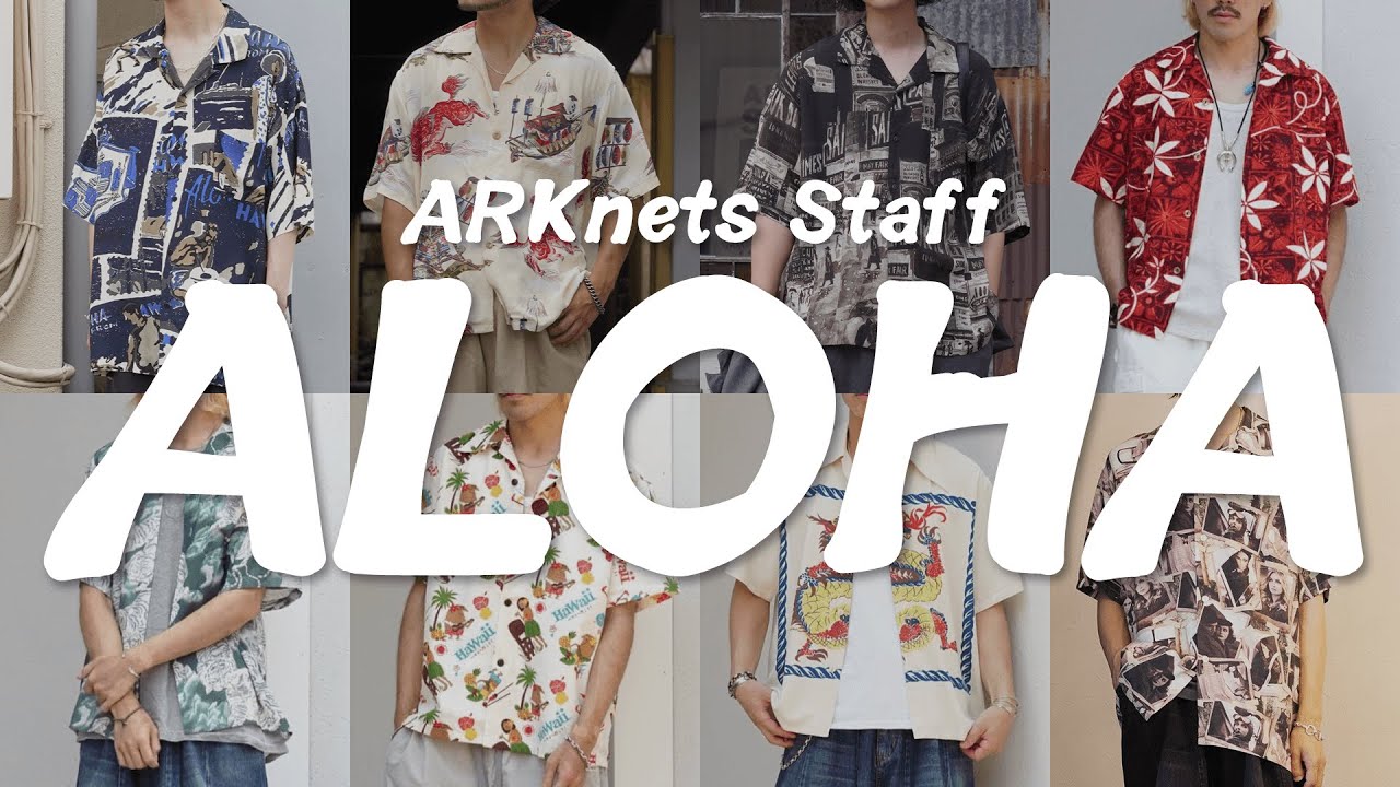 RAYON ALOHA SHIRT “ORIENTAL FESTIVAL“ | GOLD(ゴールド