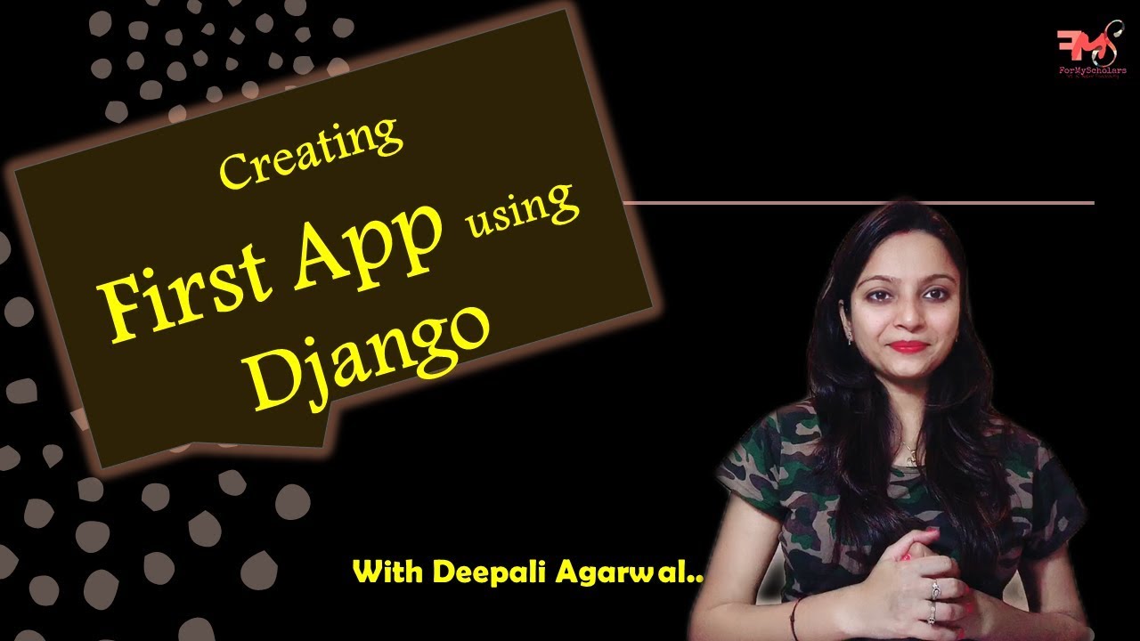#3 Creation of First App using Django | Django First Web App | Hindi ...