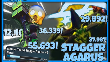 Dauntless FASTEST stagger farming mastery for Agarus