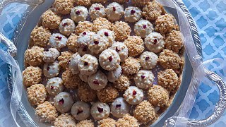 حلويات العيد 2021💪حلوى الياغورت بدون بيض سهلةهشيشة تذوب في الفم و المذاق رائع جدا بمكونات فالمتناول