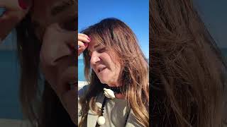 Anna Maria Fallucchi con i Pescatori a Manfredonia