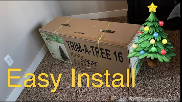 Lowes Holiday Living Christmas Tree Install
