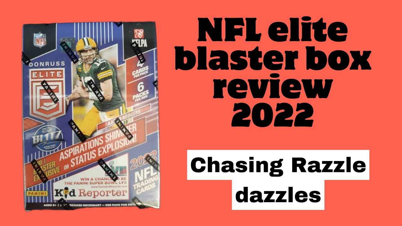 NFL donruss elite 2022 blaster box (Chasing the Razzle dazzle!) YouTube