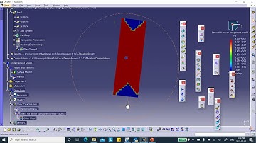Composites Catia V5 6R2018 "Native" FEA, video 22, "Unlock" Cured Thickness Nader G Zamani