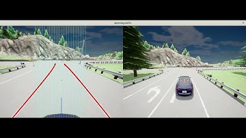 Lane follower based on a neuronal network an Q-learning for CARLA simulator: zone 1 - Demo video