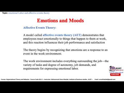 Regulation Of Feelings And Expressions For Organizational Purposes. - organizational behavior: emotions and moods part 3