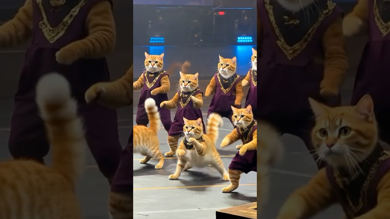 Orange Cat Stole the Stage Tonight 