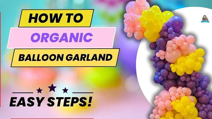 How to Make A Stunning Organic Balloon Garland | DIY Balloon Garland