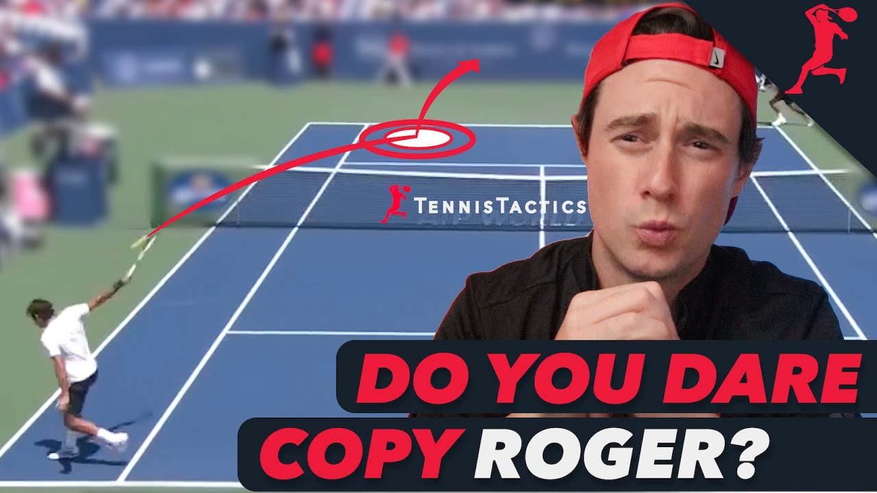 Federer's BOLD Backhand Attack! - Tennis Tactic 16410 - Federer V Djokovic 2012