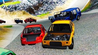 NEW DEMOLITION DERBY RACING CAMPAIGN! - BeamNG Drive Wrong Turn Racing Mod screenshot 5