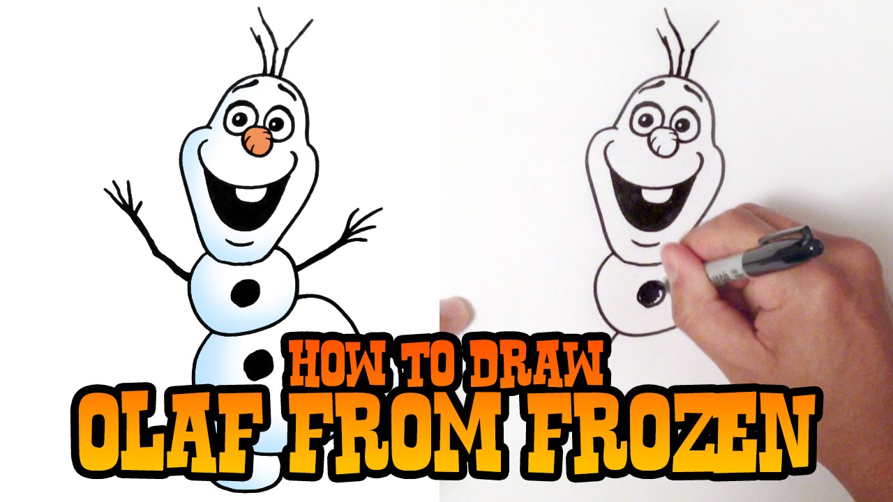 How to Draw Olaf Easy | Frozen - YouTube