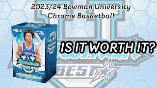 23-24 Bowman Chrome U Basketball. Opening 3 Retail Box‼️Watch Before You BUY!