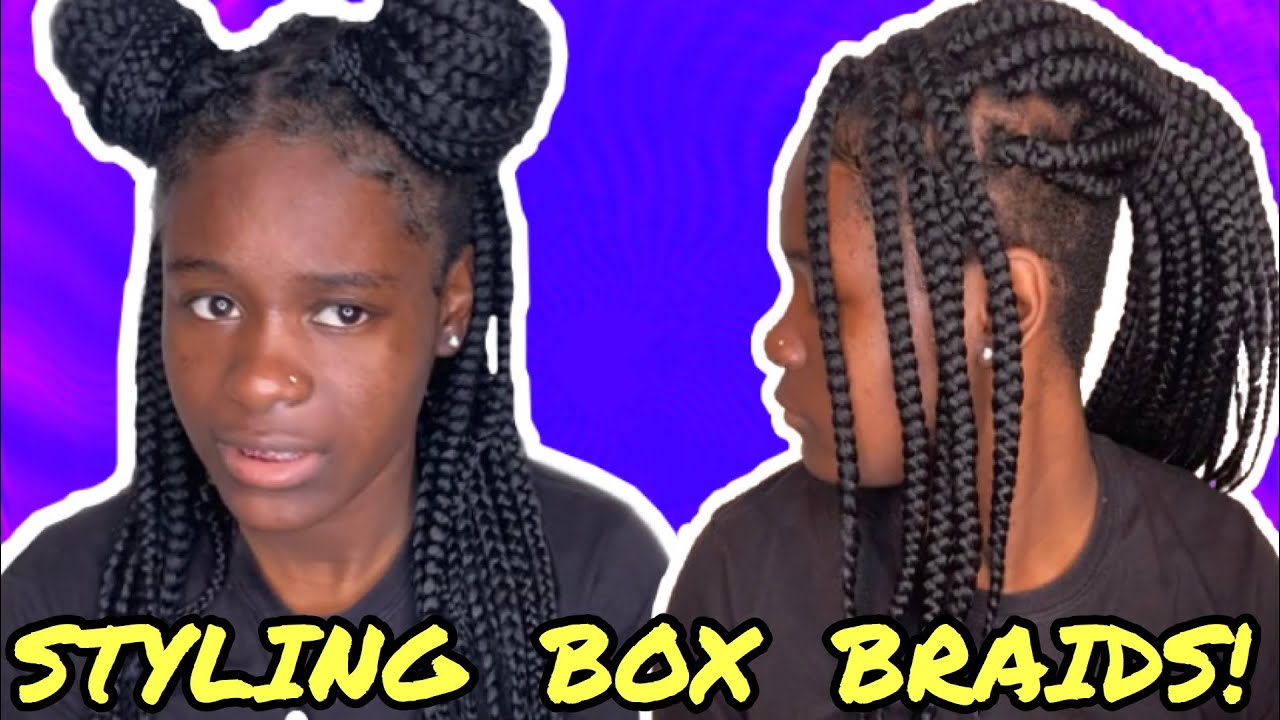 10-easy-ways-to-style-long-box-braids-youtube