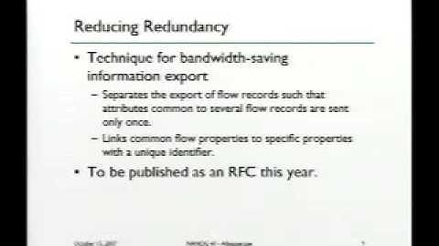 From NetFlow to IPFIX: the evolution of IP flow information export