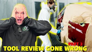 Tool Review  Walcom Carbon Fiber Spray Gun (Auto Restoration) – Part 2! Did It Redeem Itself? Walcom Sprayguns Just Got Better