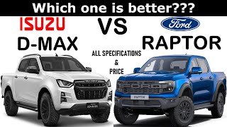 ALL NEW Isuzu D-MAX Vs ALL NEW Ford RANGER RAPTOR | Which one is better ?