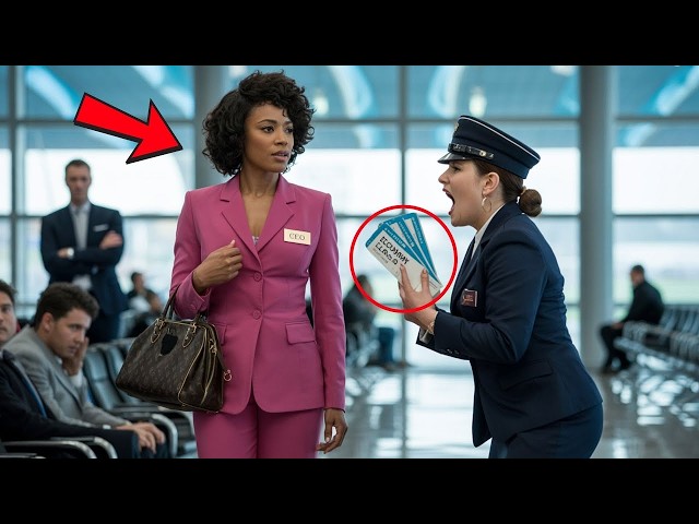 Black CEO Told to Use Economy Line — She Cancels the Flight With One Silent Gesture - YouTube