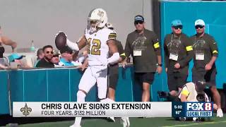 Saints WR Chris Olave signs contract extension worth up to $132 million