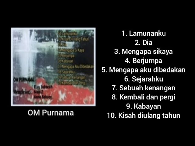 Full Album - Lamunanku - OM Purnama. class=