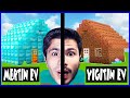 MERT EV VS YİGİT EV MİNECRAFT YİĞİT SARI