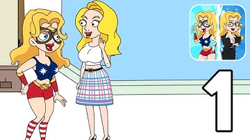 Girl Hero! - Gameplay Walkthrough Part 1 All Levels 1-10 (Android, iOS)