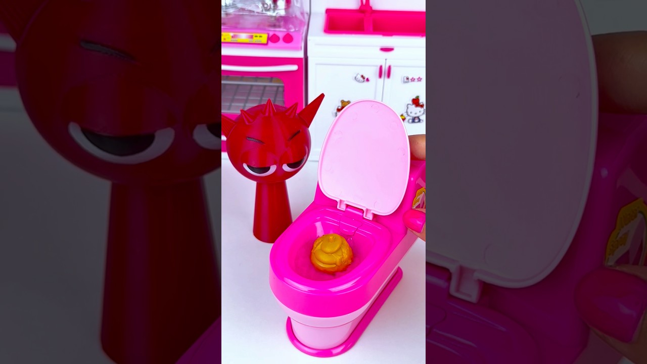 Satisfying with Unboxing & Review Miniature Sprunki Toilet Set Toy | ASMR Videos 