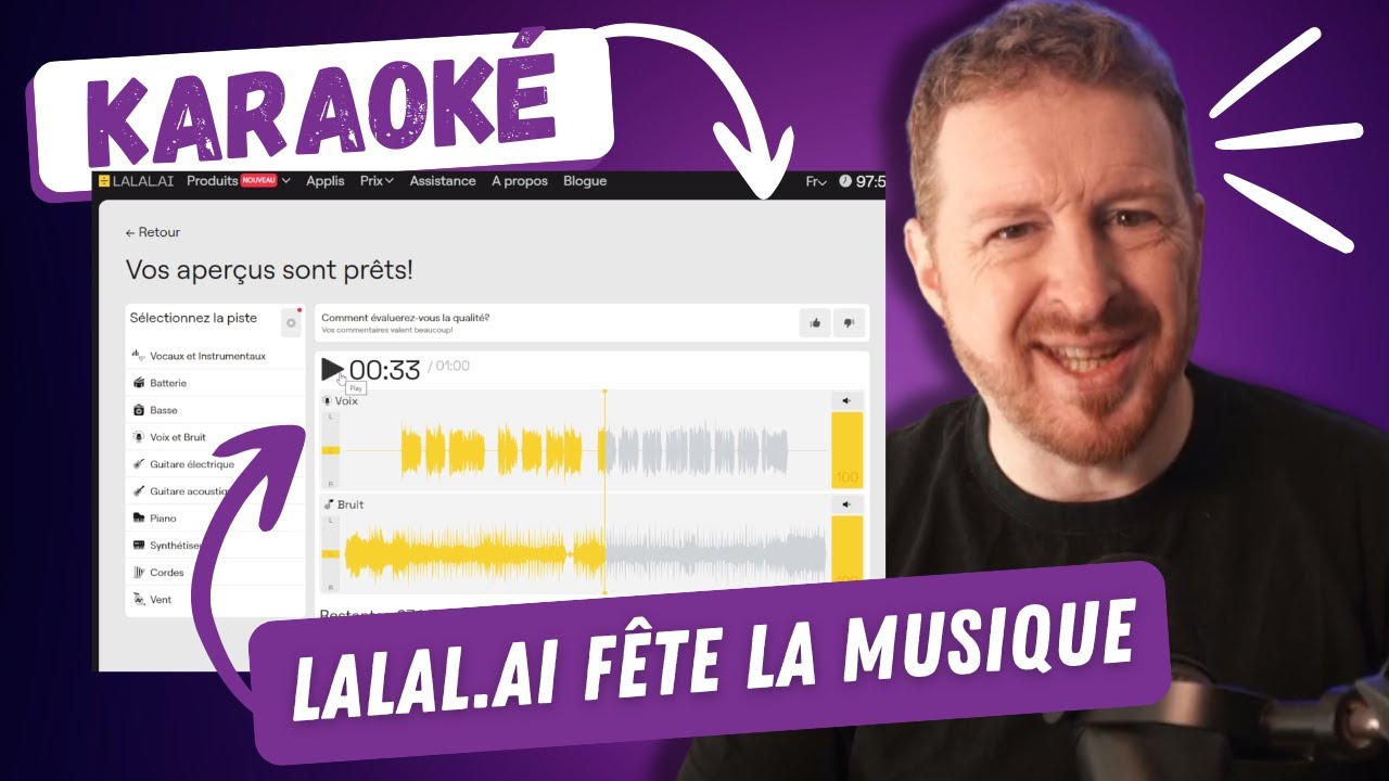 Karaoké-Time ! L’IA fête la musique avec LALAL.AI !