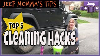 Jeep Momma's Top 5 Jeep Cleaning Hacks for Your Jeep Wrangler Dirty to Clean  - YouTube