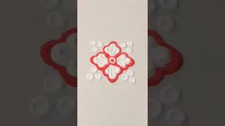 #Shorts #Rangoli #Easy Rangoli #Rangoli For Beginners #Simple Rangoli #Flower Rangoli Design