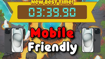 BTD6 Race Tutorial 📱 Mobile Friendly 📱 Minimum Monkey Knowledge  (Bouncing Time)